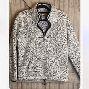 Victoria's Secret Pink Sherpa half zip hoodie XS